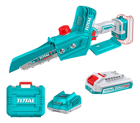 Motosierra 20v 150mm Batería + Cargador Total 