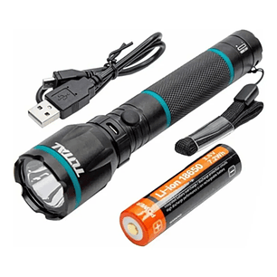 Linterna De Mano Táctica Led Total 