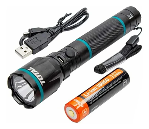 Linterna De Mano Táctica Led Total 