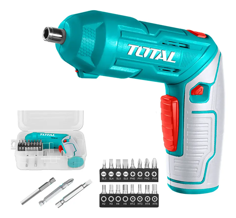 Destornillador Atornillador Inalámbrico 4v Total 1