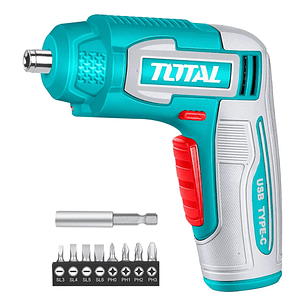 Destornillador Atornillador Inalámbrico 4v Total 