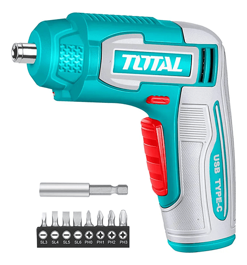 Destornillador Atornillador Inalámbrico 4v Total 