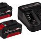 Kit Cargador + 2 Baterias 18v 3.0ah Einhell 4512098 - Miniatura 1