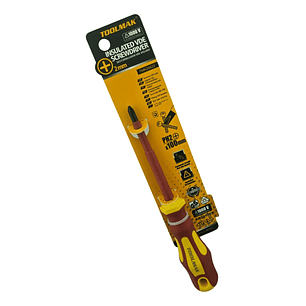 Destornillador Cruz Aislado Ph2 100mm Toolmak Tmk20422