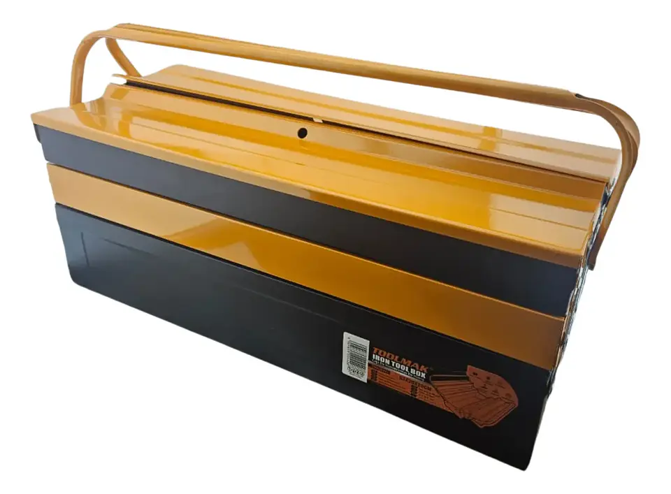 Caja De Herramienta Articulada Metálica Toolmak  1