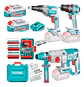 Kit Rotomartillo + Taladro + Atornillador Drywall 20v Total - Miniatura 1