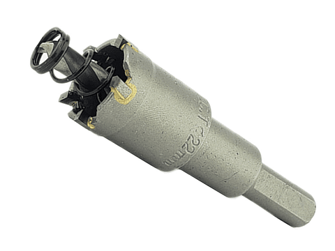 Broca Copa Tct Punta De Carburo Para Metal 22mm