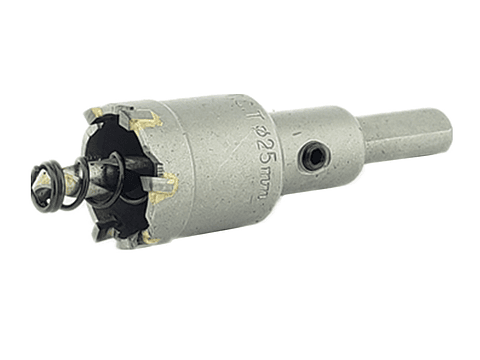 Broca Copa Tct Punta De Carburo Para Metal 25mm