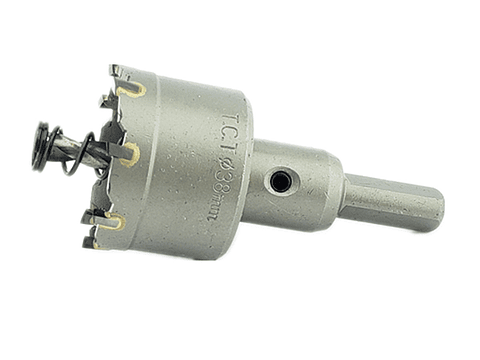 Broca Copa Tct Punta De Carburo Para Metal 38mm