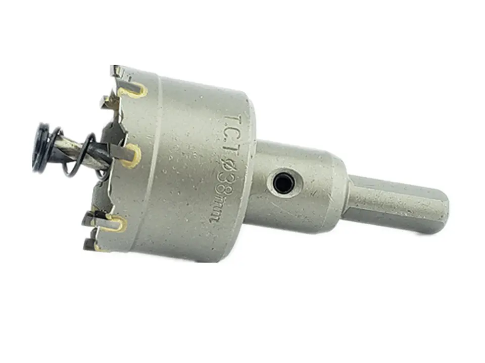 Broca Copa Tct Punta De Carburo Para Metal 38mm 1