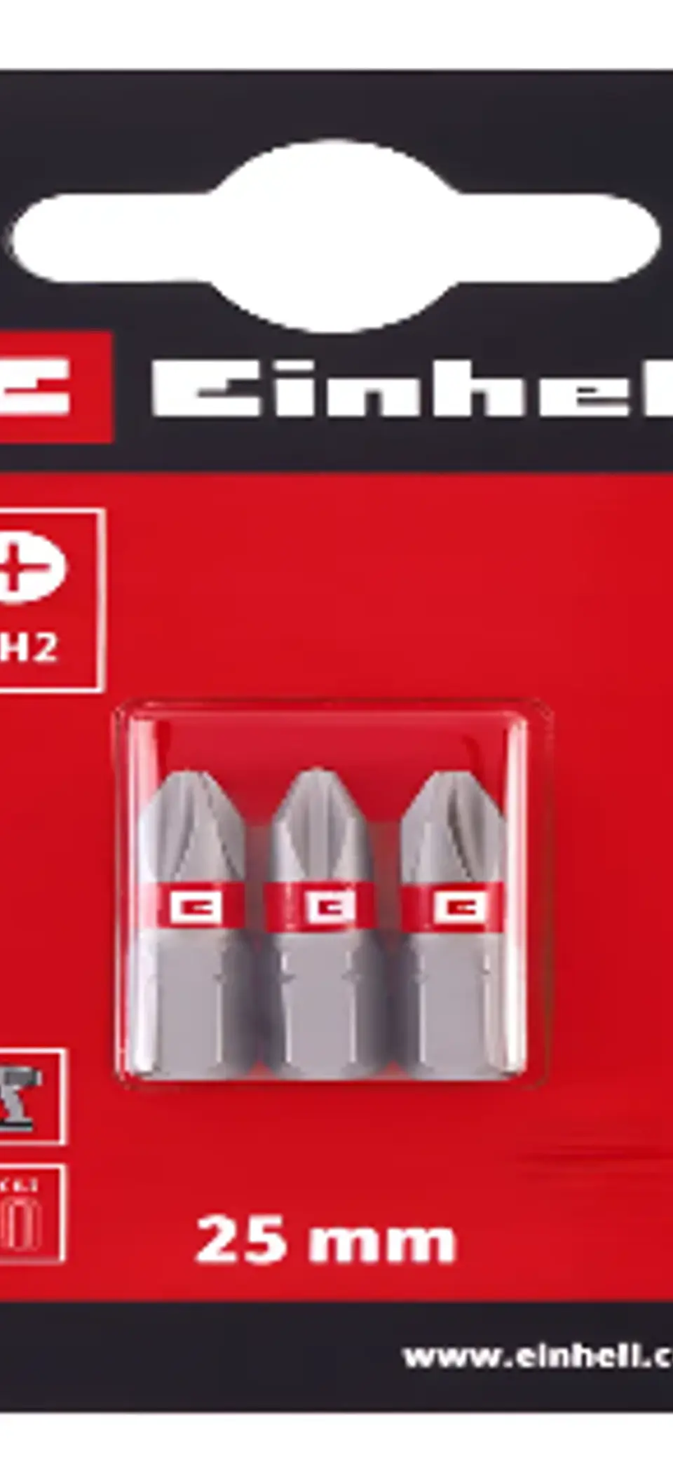 Juego Puntas Phillips Hexagonal Ph2 3pcs Einhell  1