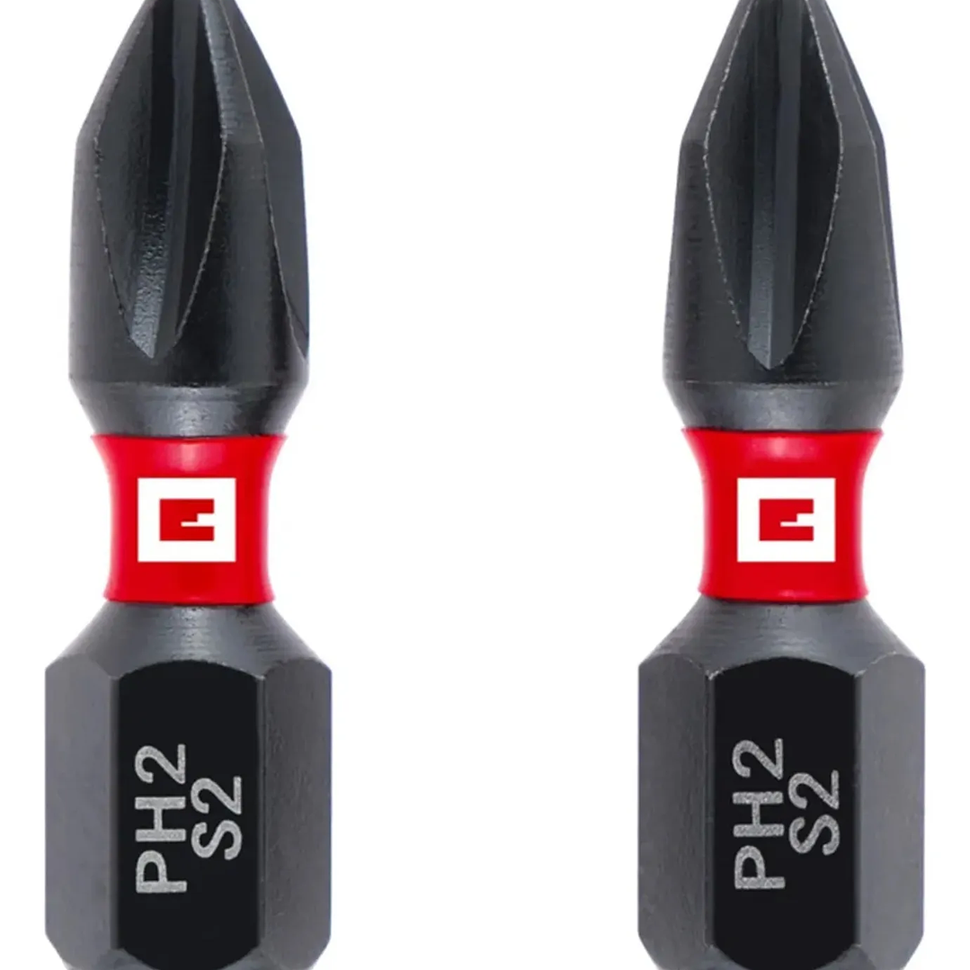 Set 2 Puntas Phillips Impacto Ph2 25mm 2pcs Einhell  1