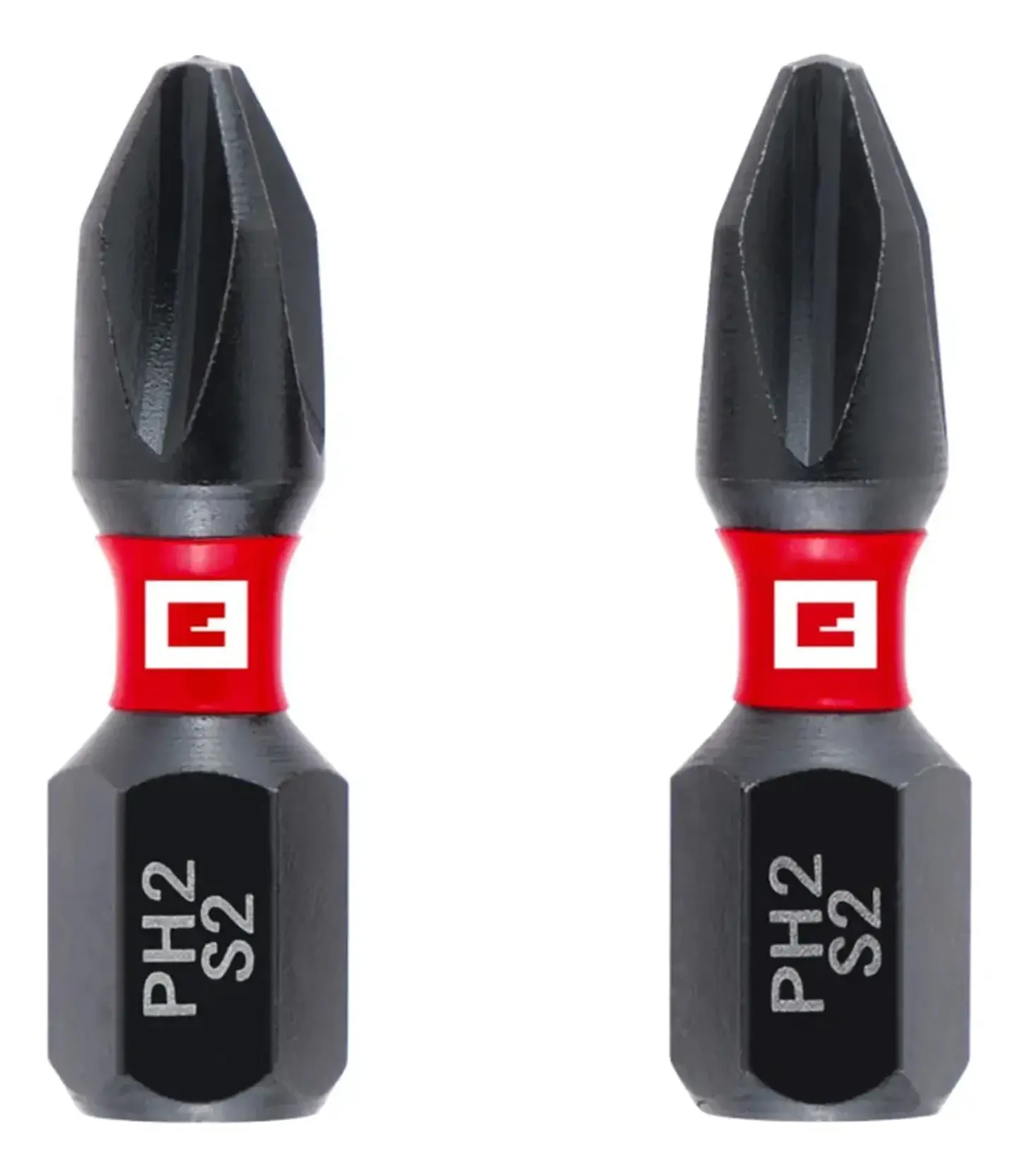 Set 2 Puntas Phillips Impacto Ph2 25mm 2pcs Einhell  1
