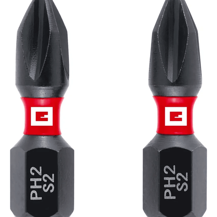 Set 2 Puntas Phillips Impacto Ph2 25mm 2pcs Einhell  1