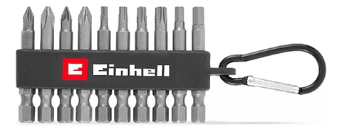 Juego Puntas Phillips Hexagonal 10pcs Einhell 