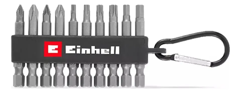 Juego Puntas Phillips Hexagonal 10pcs Einhell  1
