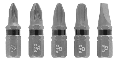 Juego Puntas Phillips Hex S2 5 Pcs Einhell 