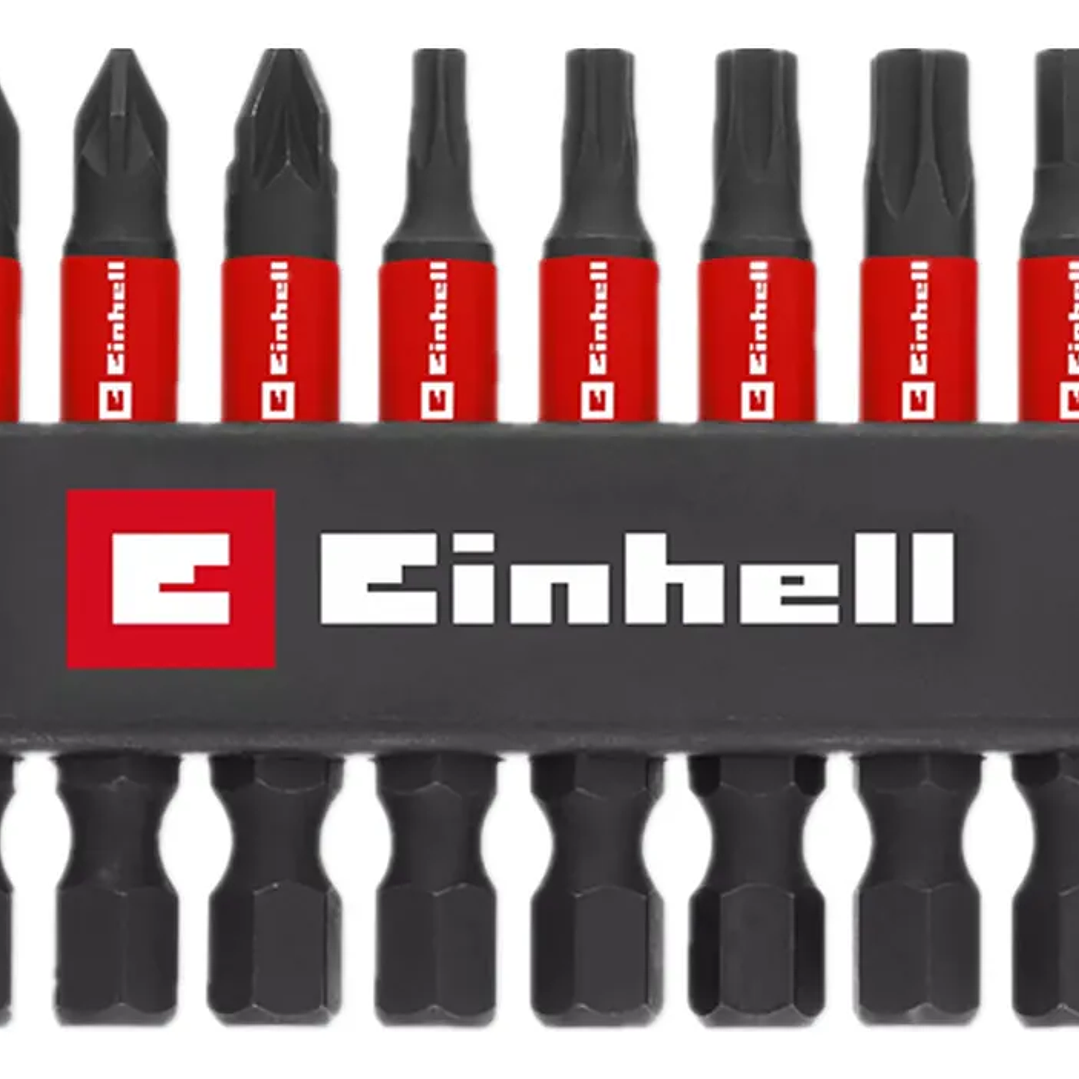 Juego Puntas Phillips Hexagonal Impacto 10 Pcs Einhell 1