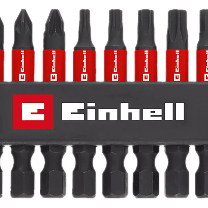 Juego Puntas Phillips Hexagonal Impacto 10 Pcs Einhell 1