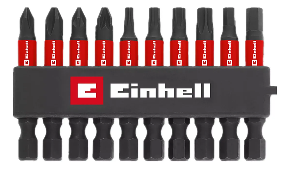 Juego Puntas Phillips Hexagonal Impacto 10 Pcs Einhell 1