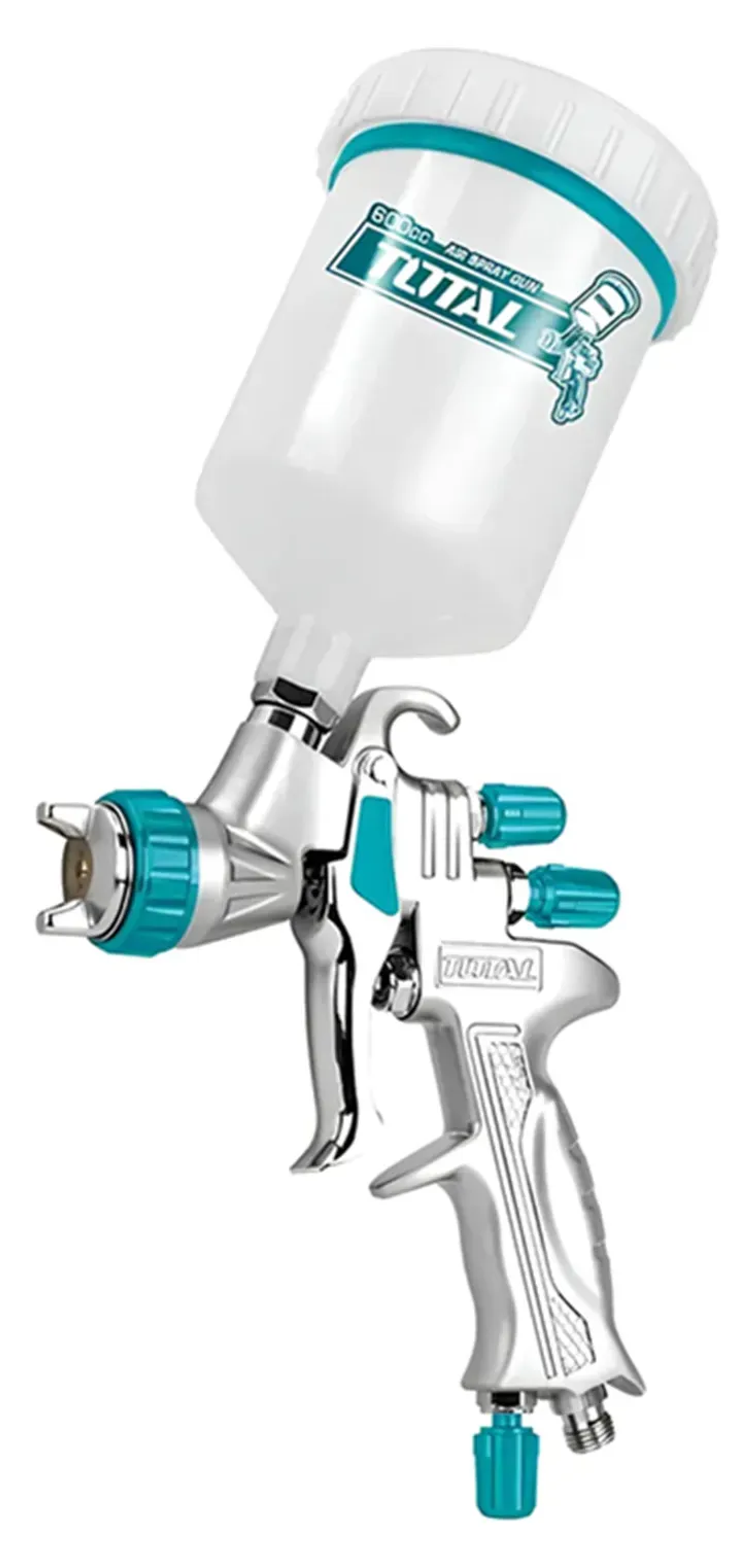 Pistola De Pintar Neumática Industrial 600cc Total  1