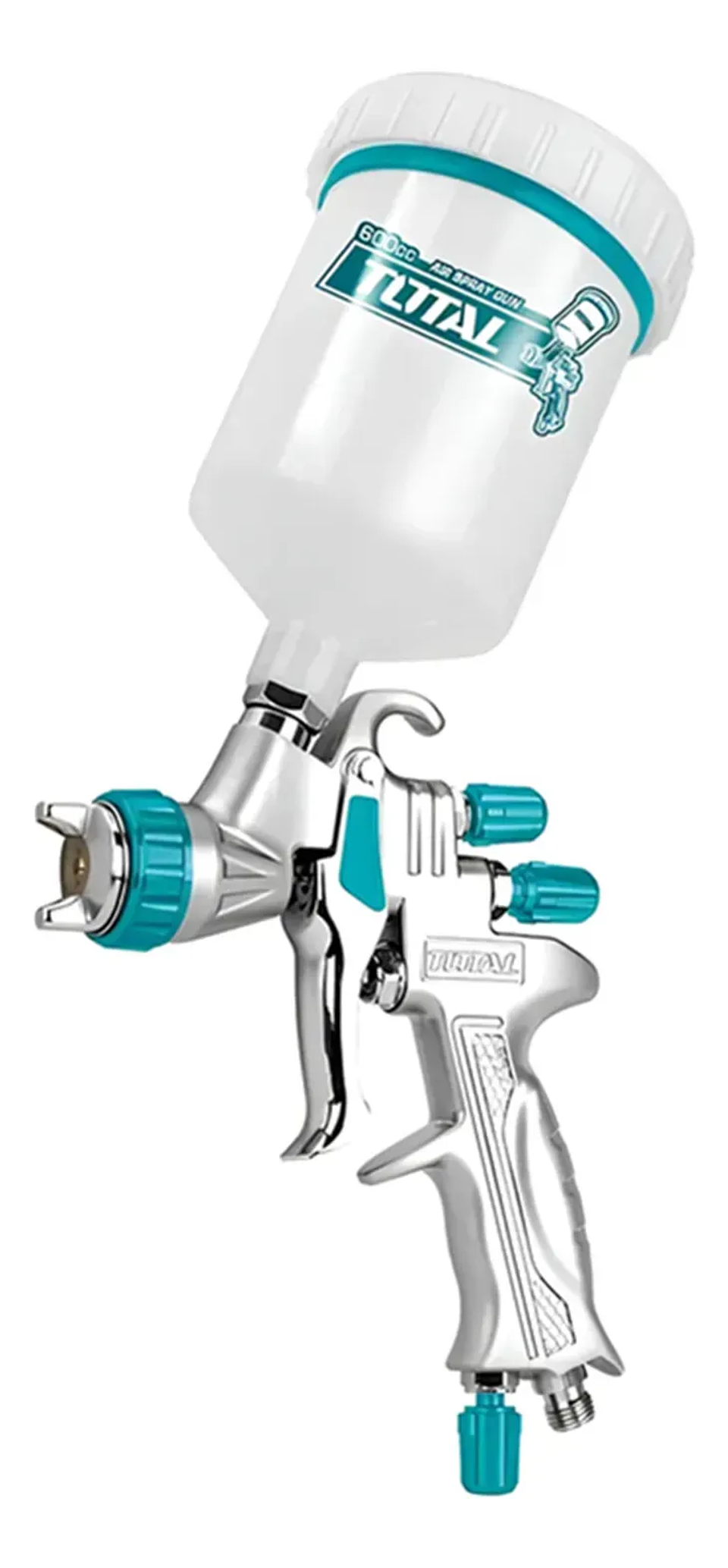 Pistola De Pintar Neumática Industrial 600cc Total  1