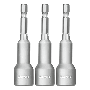 Adaptadores Para Taladro 8mm Punta Magnética 3 Piezas Total