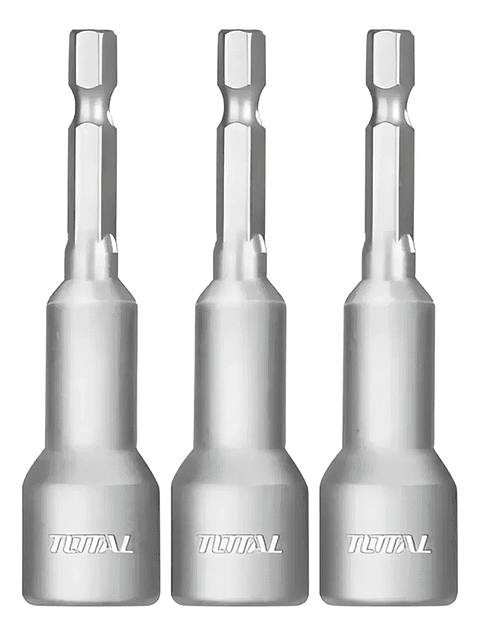 Adaptadores Para Taladro 8mm Punta Magnética 3 Piezas Total