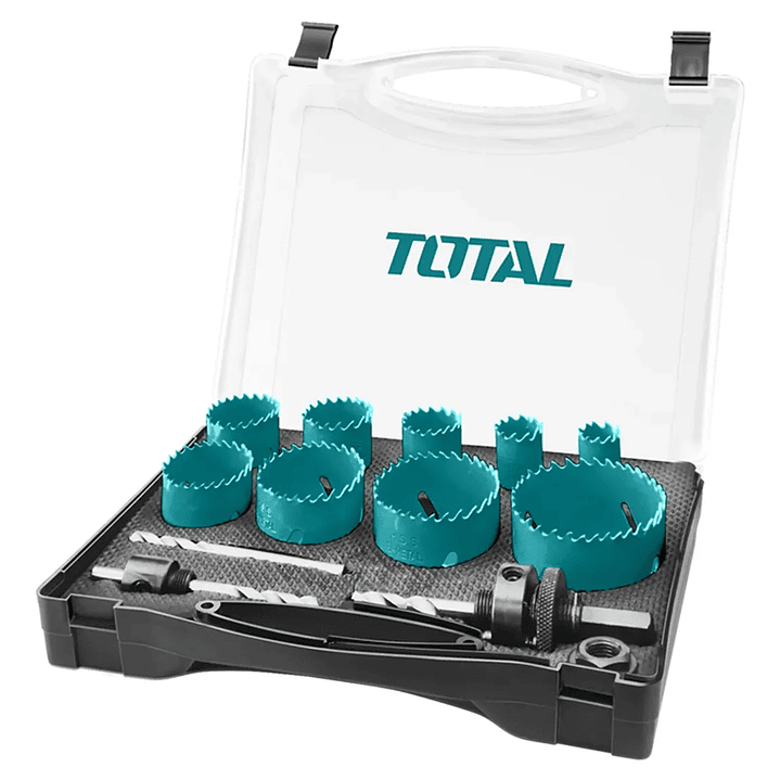 Kit Brocas Sierra Copa Para Metal 13 Piezas Total  1