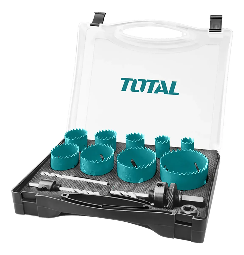 Kit Brocas Sierra Copa Para Metal 13 Piezas Total  1