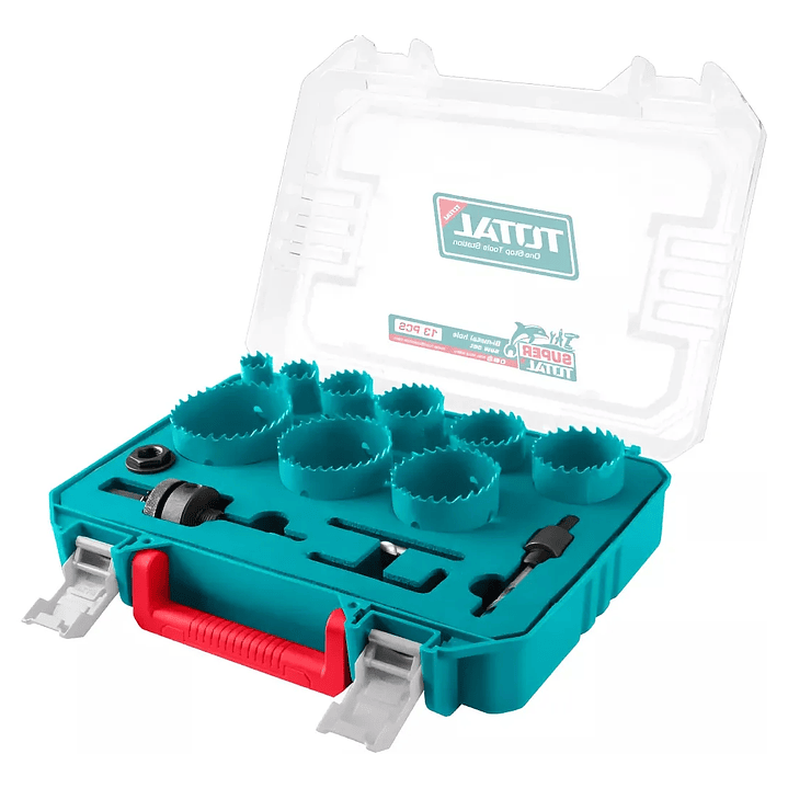 Kit Set Juego Sierra Copa Bi-metal 13 Piezas Total  1