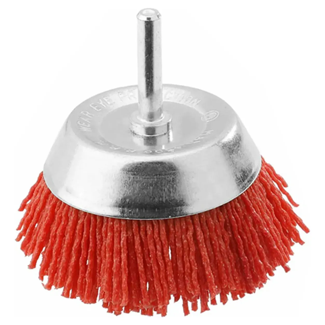 Escobilla De Copa Nylon 50mm Con Vastago Total Unico 1