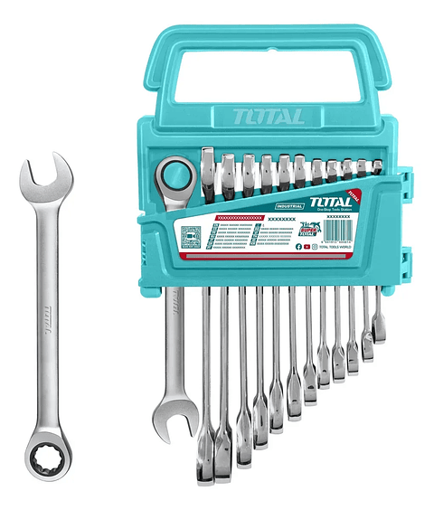 Set Juego Llaves Punta Corona Con Chicharra 12 Piezas Total 