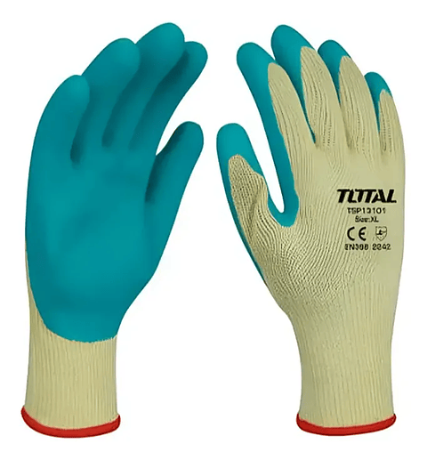 Guantes De Látex Para Cargas Pesadas Talla XL Total 