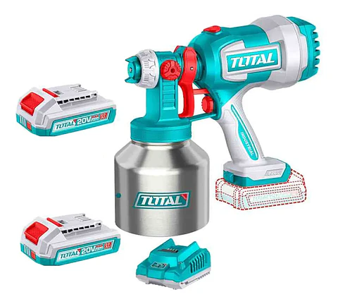Pistola Para Pintar 20v Batería + Cargador Total Tsgli200414 