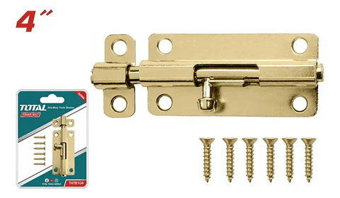 Pestillo Picaporte Pasador 4 Pulgadas Total Thtb104 