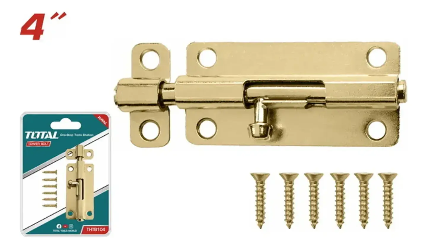 Pestillo Picaporte Pasador 4 Pulgadas Total Thtb104  1