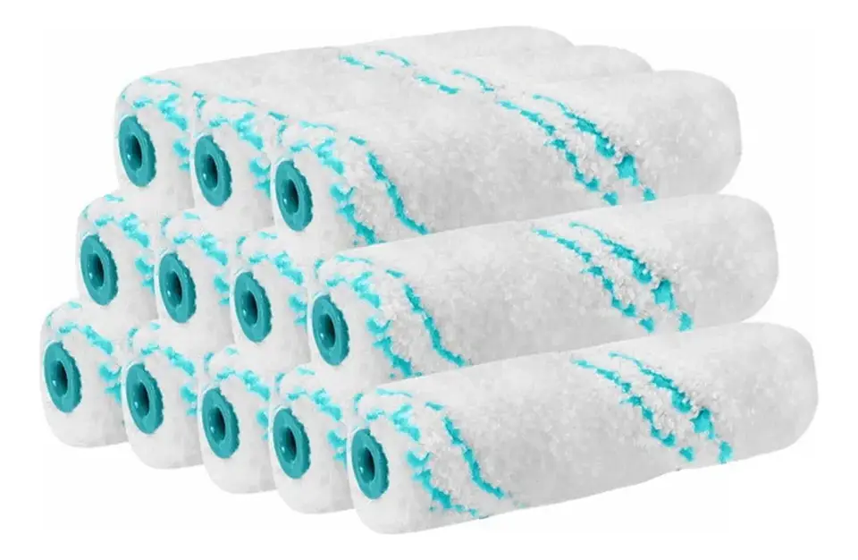 Rodillo Repuesto 100mm Microfibra 12 Piezas Total THRC560412 1