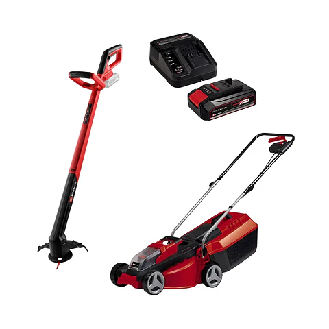 Kit Cortacésped + Orilladora Inalámbrica 18v + Batería + Cargador Einhell 