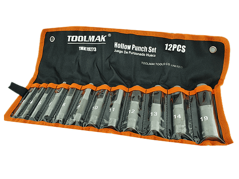 Sacabocados De Impacto  12 Piezas Toolmak