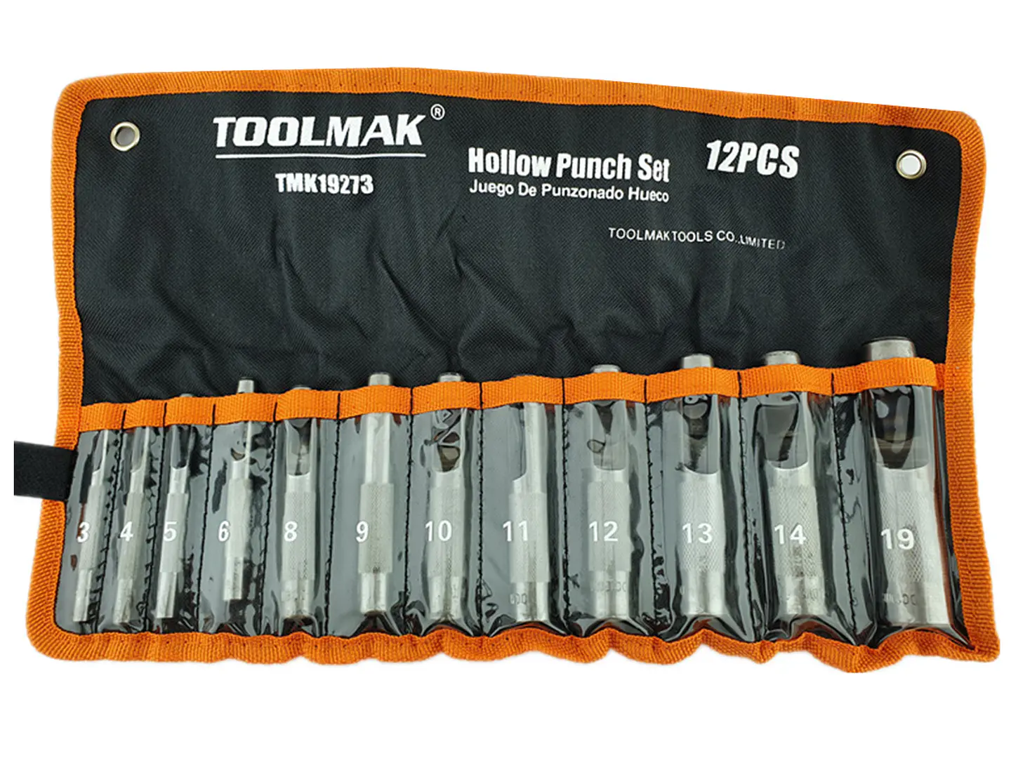 Sacabocados De Impacto  12 Piezas Toolmak 2