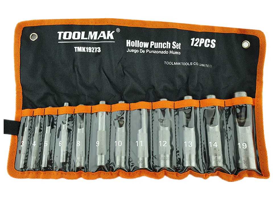 Sacabocados De Impacto  12 Piezas Toolmak 2