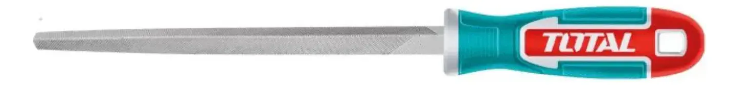 Lima Total Triangular 200mm 20cm 8 pulgadas Acero T12 Industrial 1
