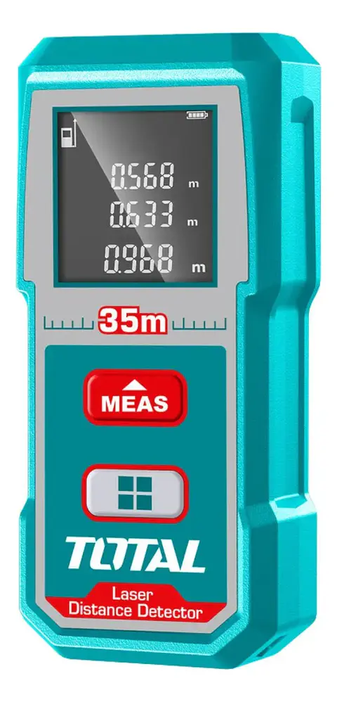 Medidor De Distancia Láser Total 35 Metros Digital TMT53055