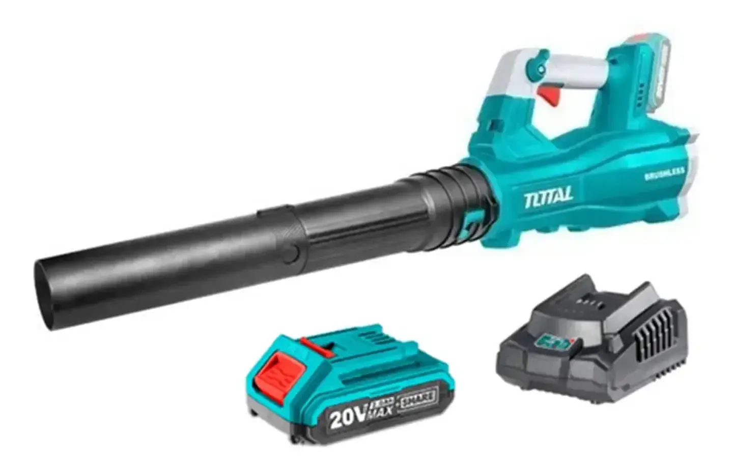 Soplador Inalámbrico 20v + Cargador + Batería Total Tabli20428 1