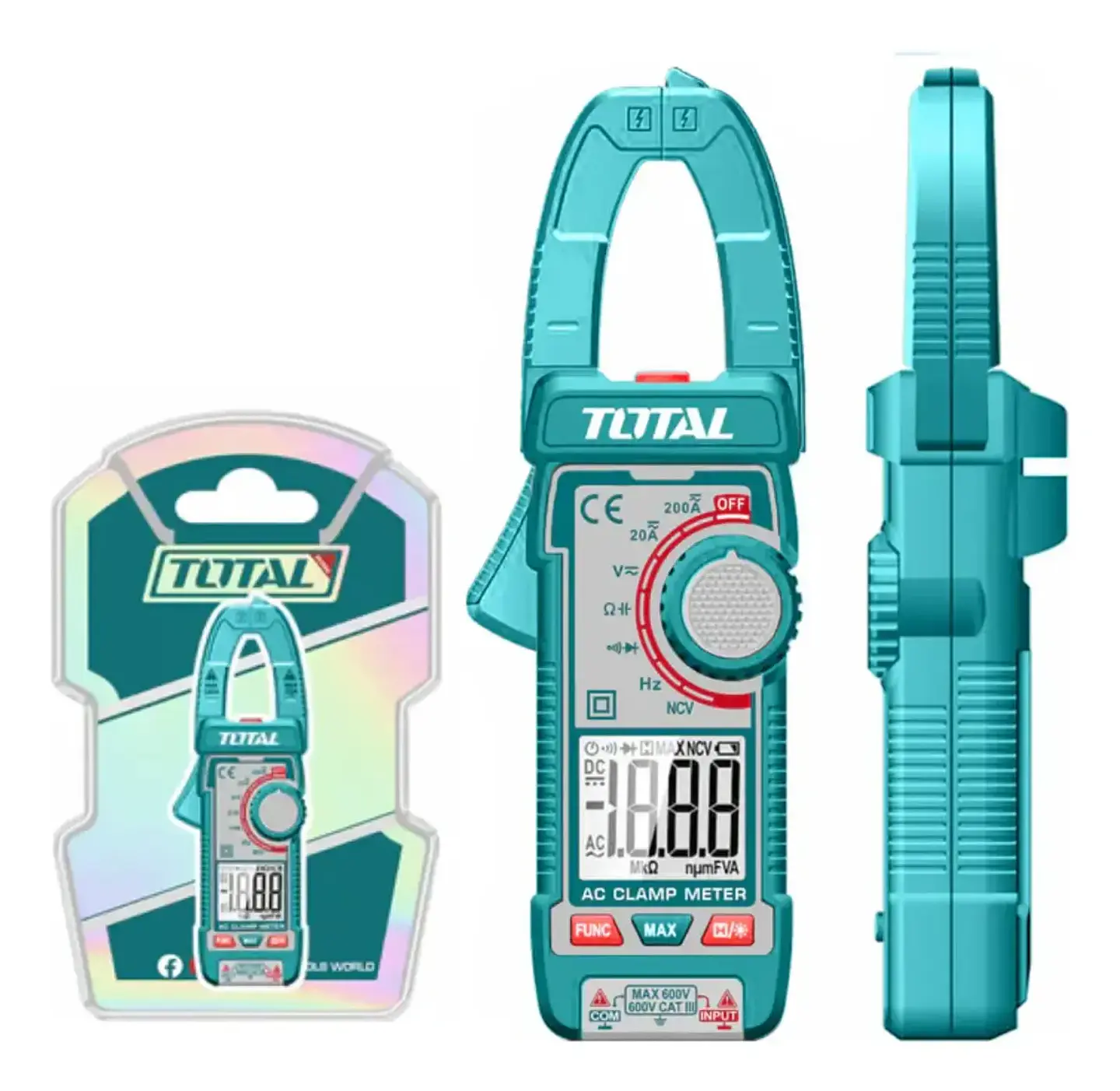 Multímetro Multitester Digital Total Tmt766001 1