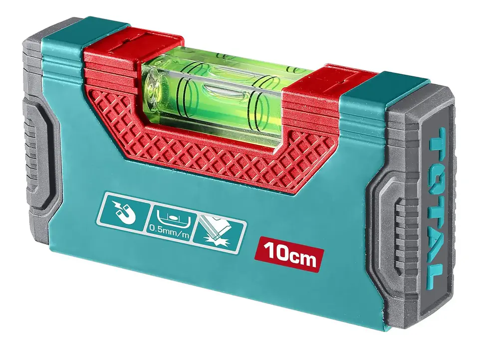 NIVEL DE MANO MAGNETICO 10CM PORTATIL TOTALTMT205101 1