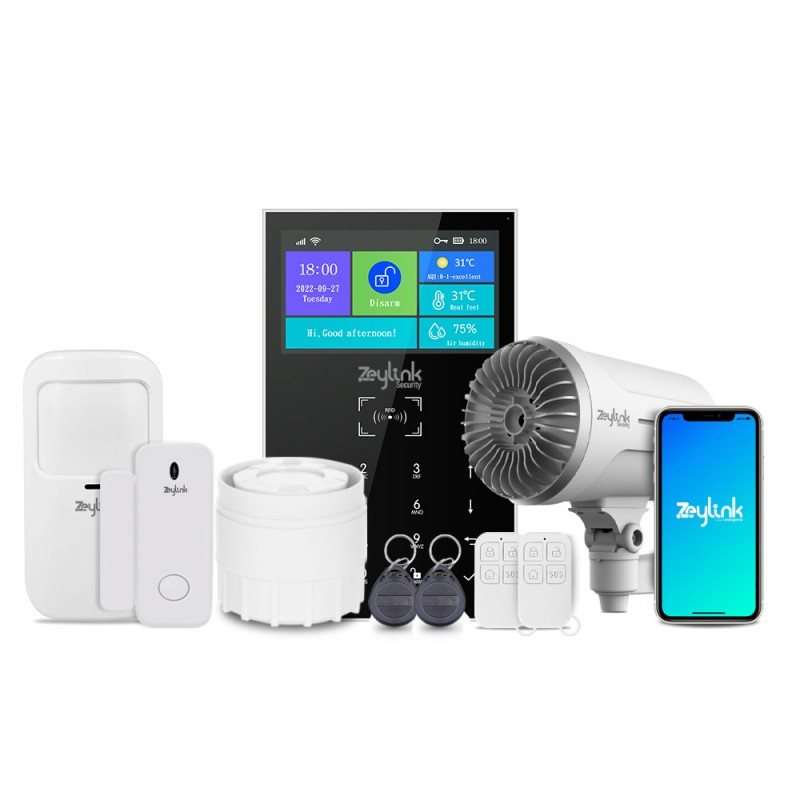 Alarma Para Casa Inalámbrica 4G WiFi K10 XPRO + Alarma Niebla NOT Vision Alta Seguridad Profesional