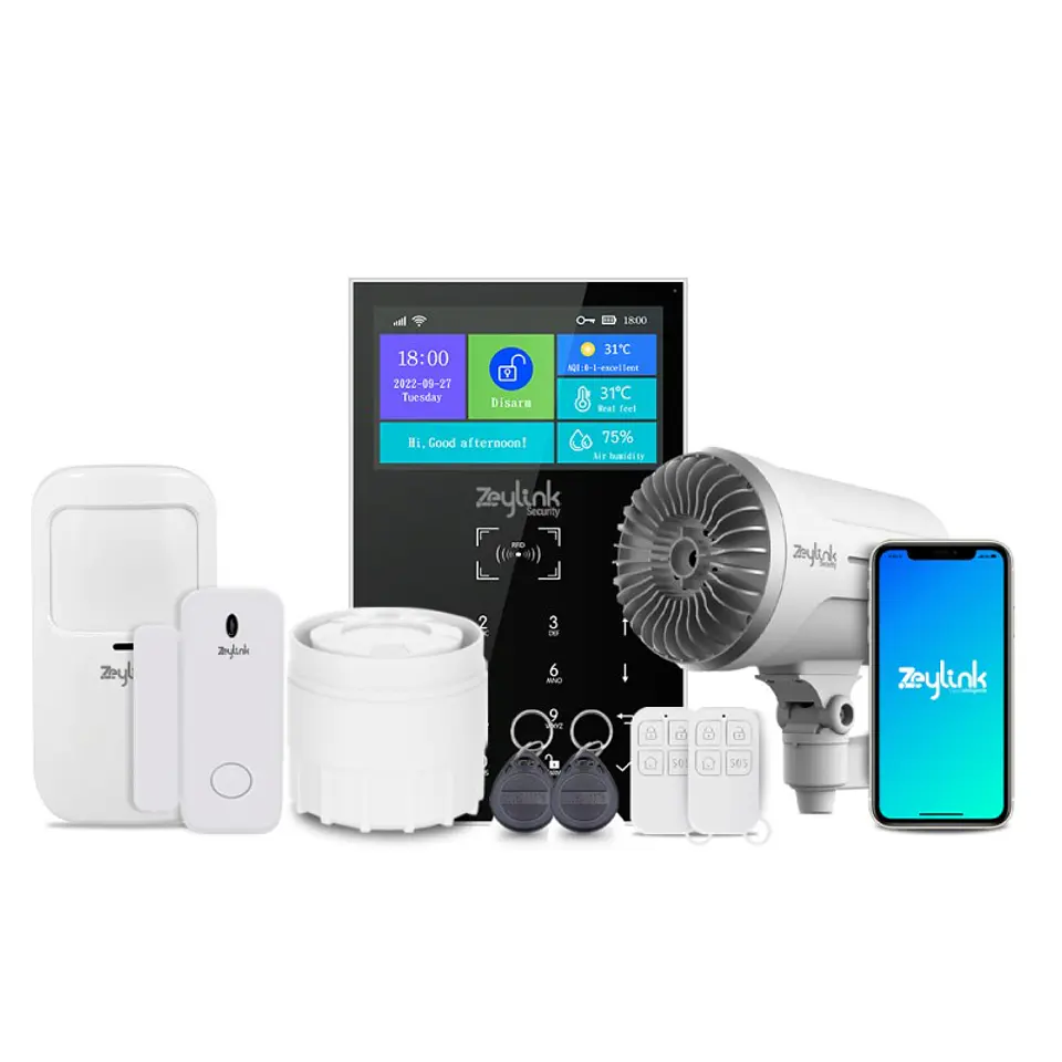 Alarma Para Casa Inalámbrica 4G WiFi K10 XPRO + Alarma Niebla NOT Vision Alta Seguridad Profesional 1