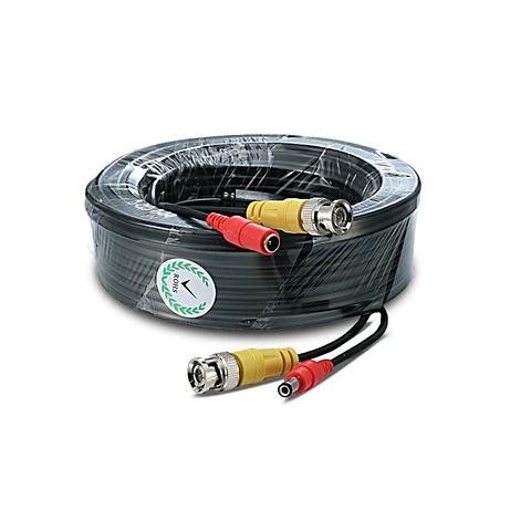 Cable Para Cámaras Seguridad Cctv Video Y Poder Bnc 15 Metros